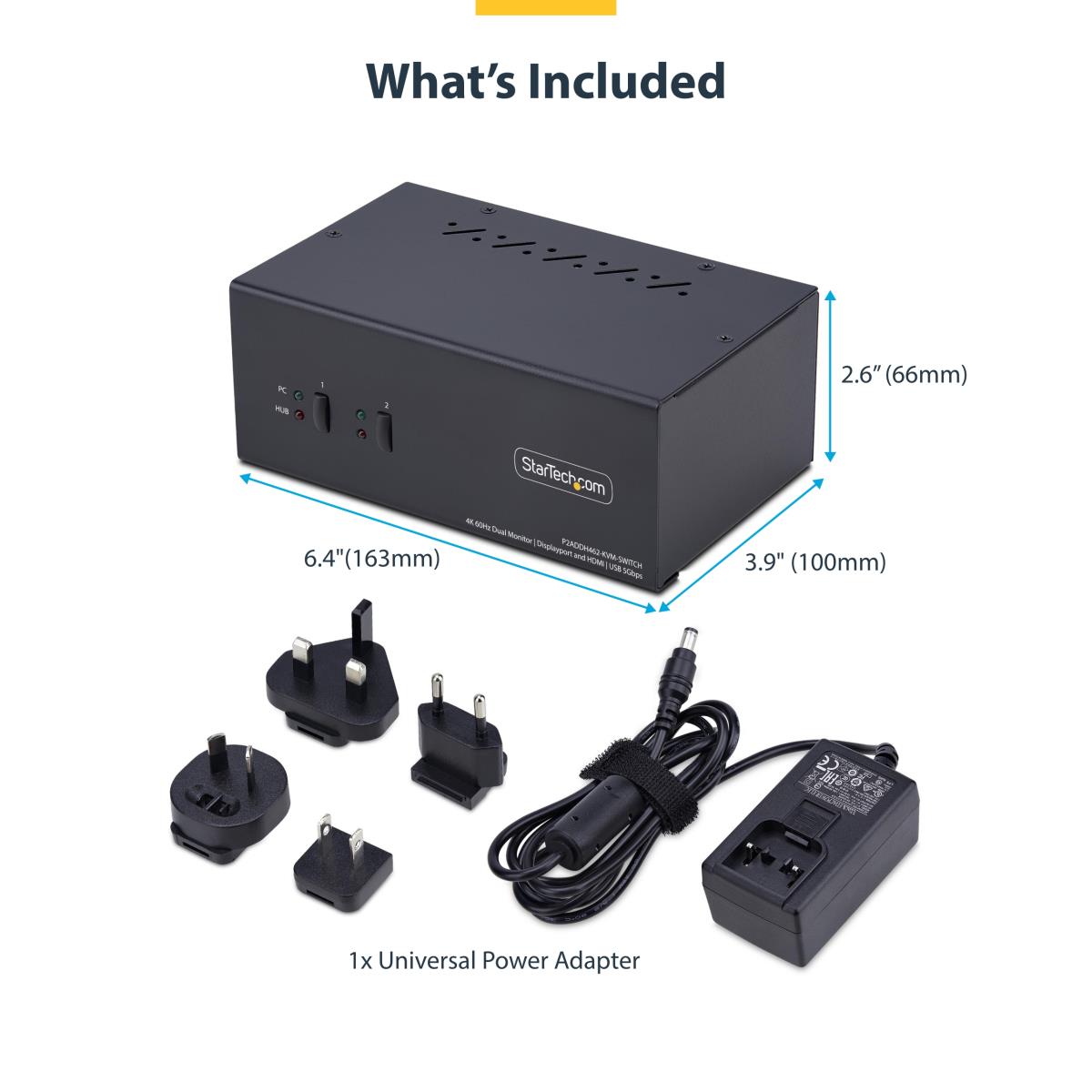 2-PORT DUAL-MONITOR KVM SWITCH thumbnail