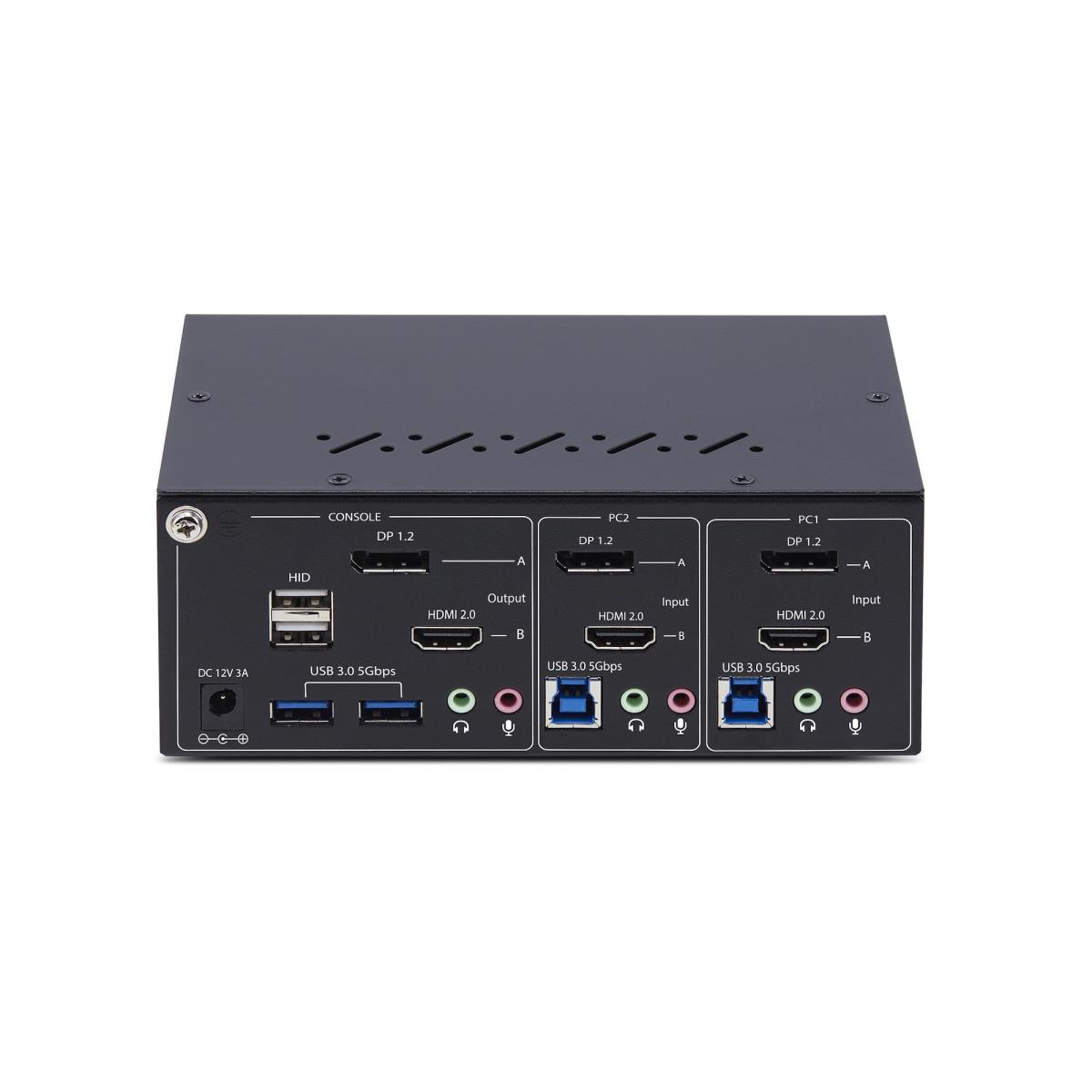 2-PORT DUAL-MONITOR KVM SWITCH thumbnail