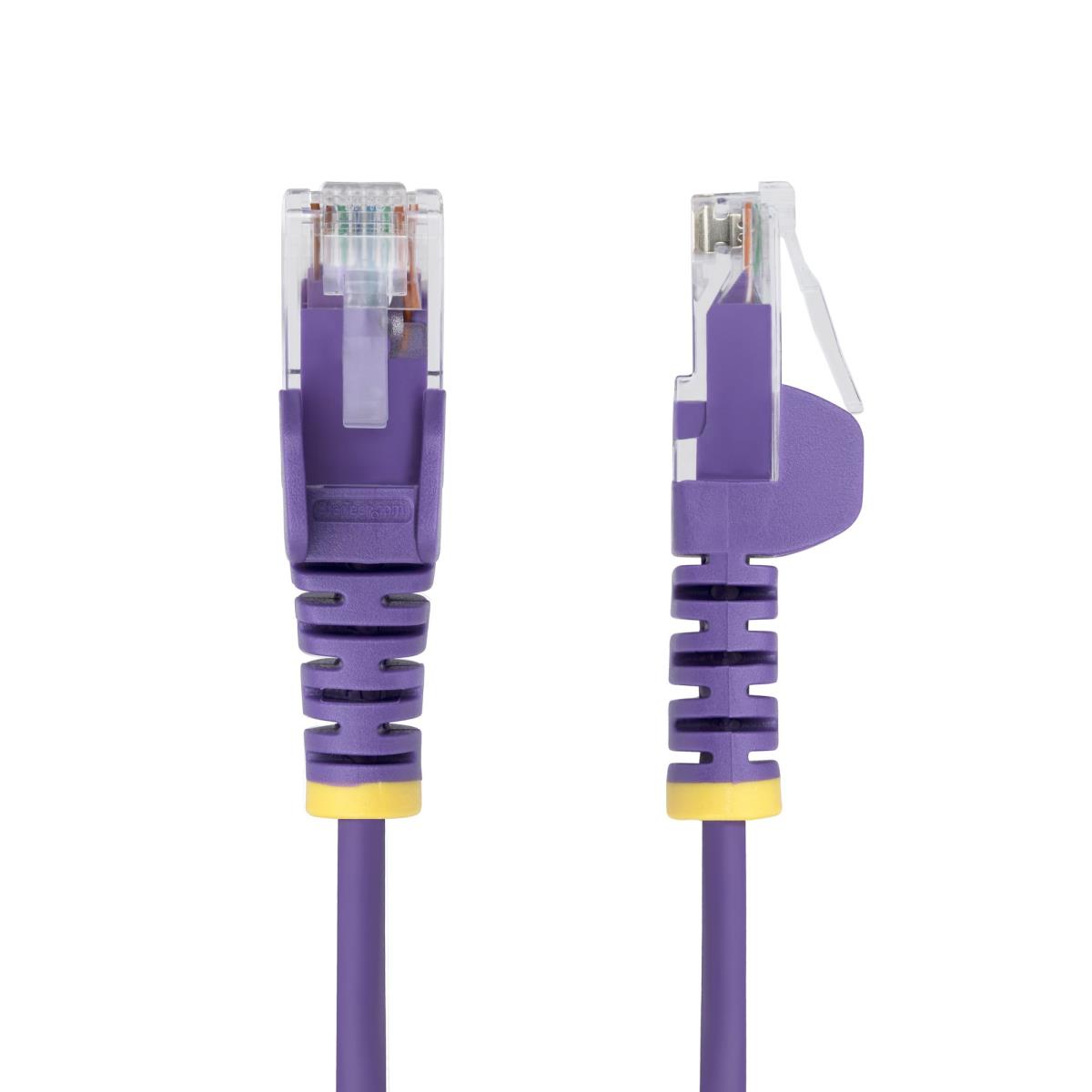 SLIM CAT6 CABLE PURPLE LSZH thumbnail