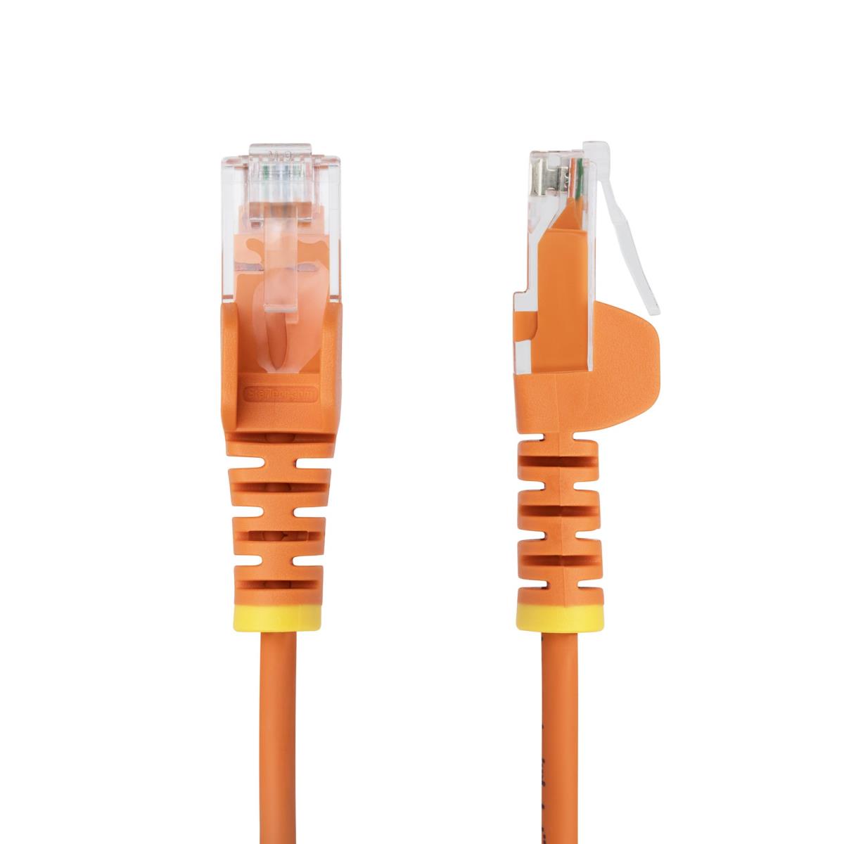 SLIM CAT6 CABLE ORANGE LSZH thumbnail