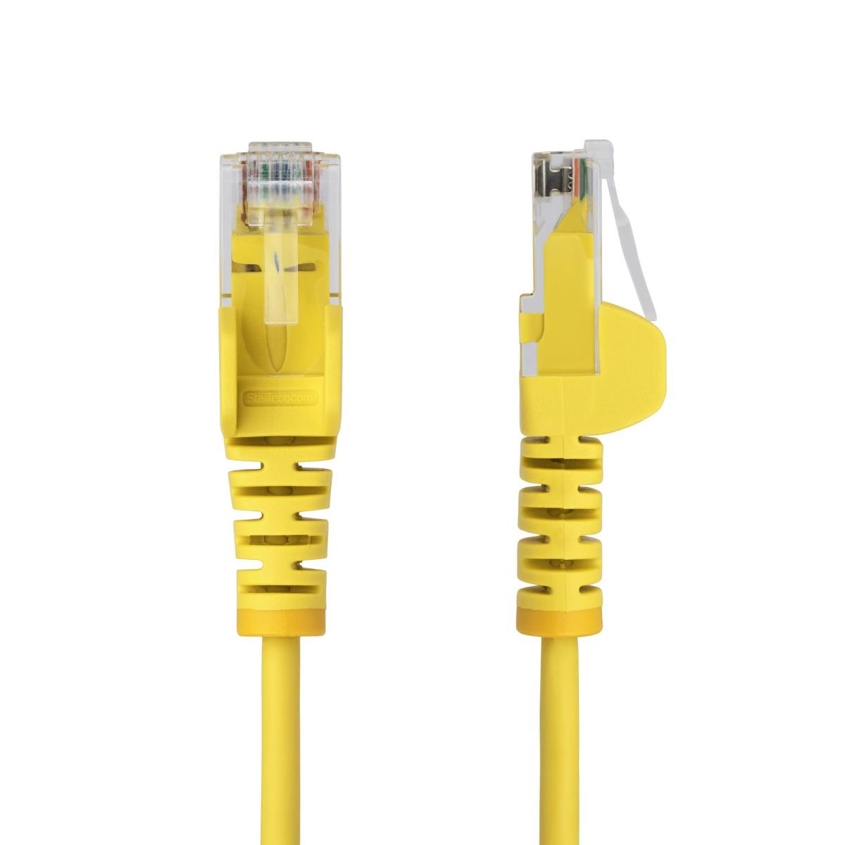 SLIM CAT6 CABLE YELLOW LSZH thumbnail