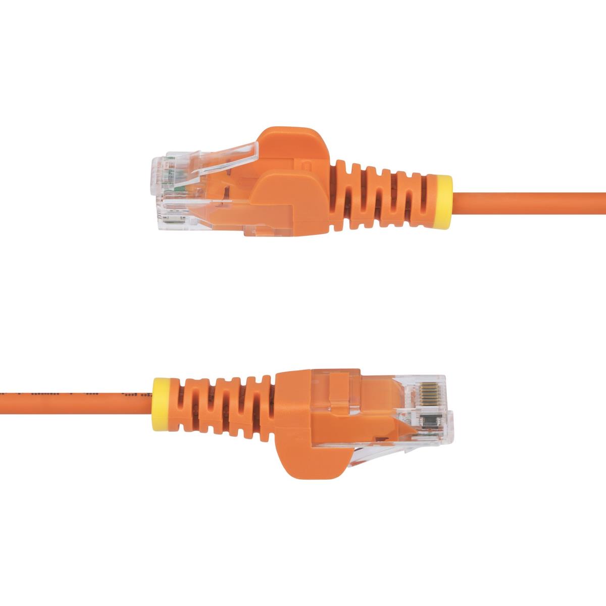 SLIM CAT6 CABLE ORANGE LSZH thumbnail