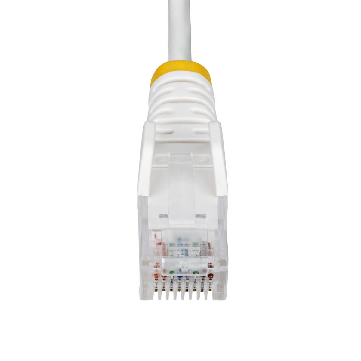 SLIM CAT6 CABLE WHITE LSZH thumbnail