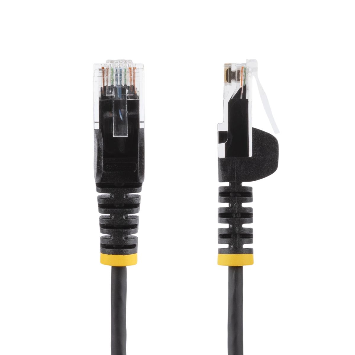 SLIM CAT6 CABLE BLACK LSZH thumbnail