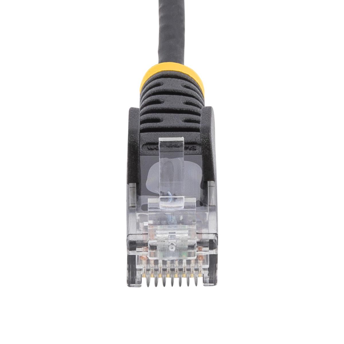SLIM CAT6 CABLE BLACK LSZH thumbnail