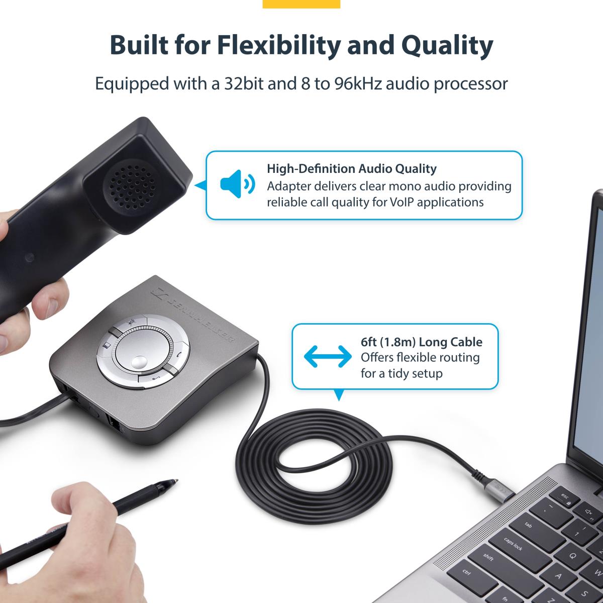 USB-C TO RJ9 ADAPTER/DONGLE thumbnail