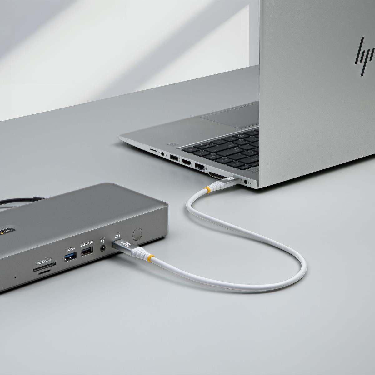 1M USB4 CABLE WHITE USB-IF thumbnail