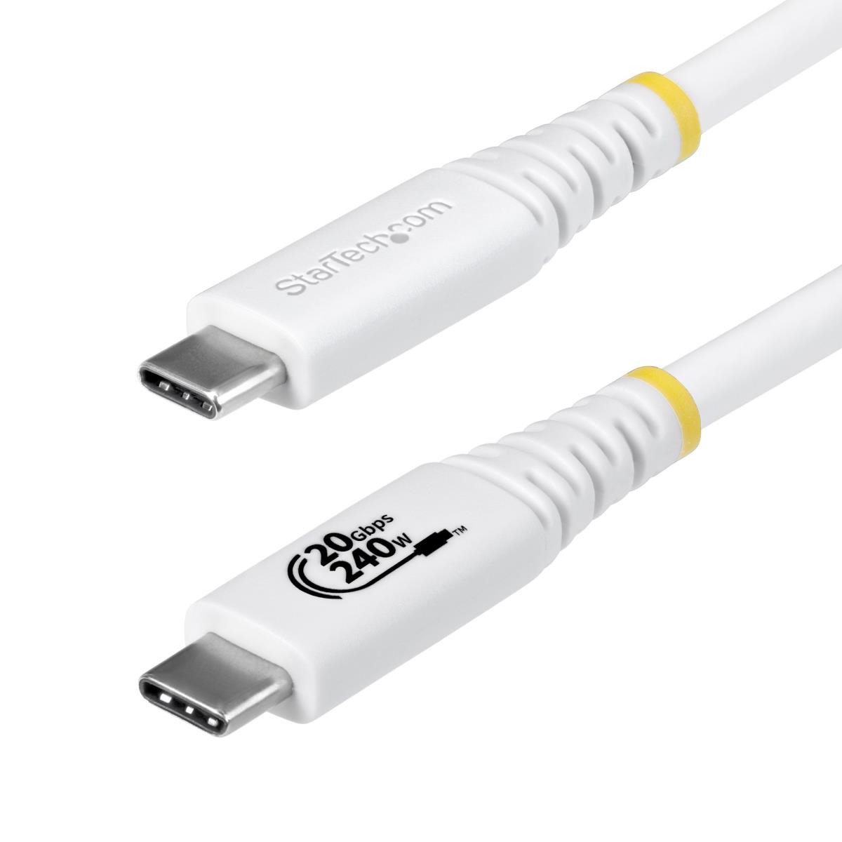2M USB4 CABLE WHITE USB-IF thumbnail