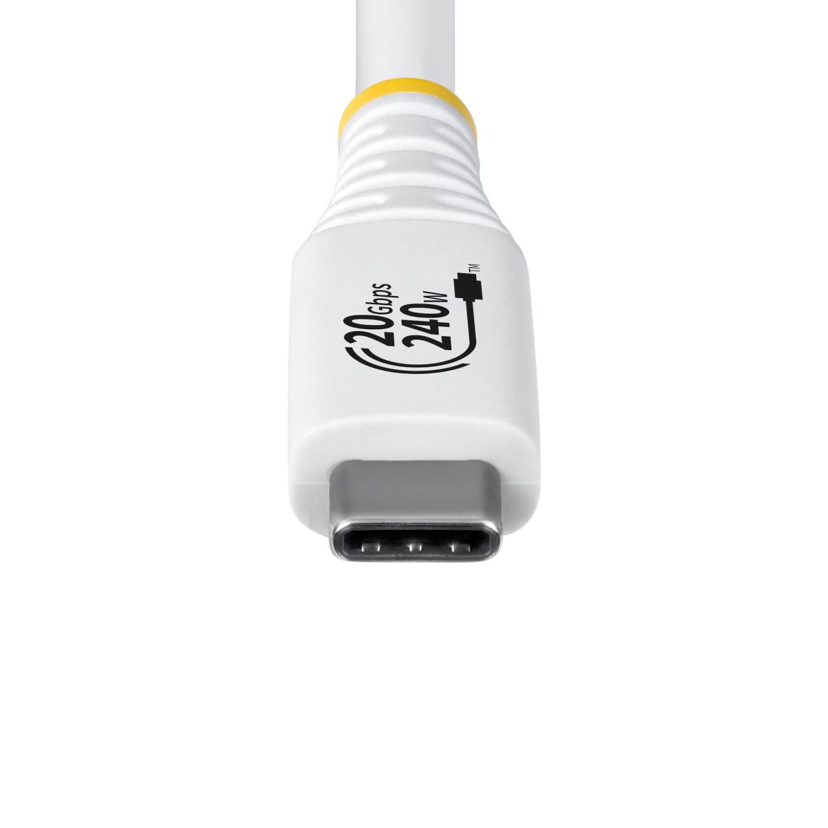 2M USB4 CABLE WHITE USB-IF thumbnail