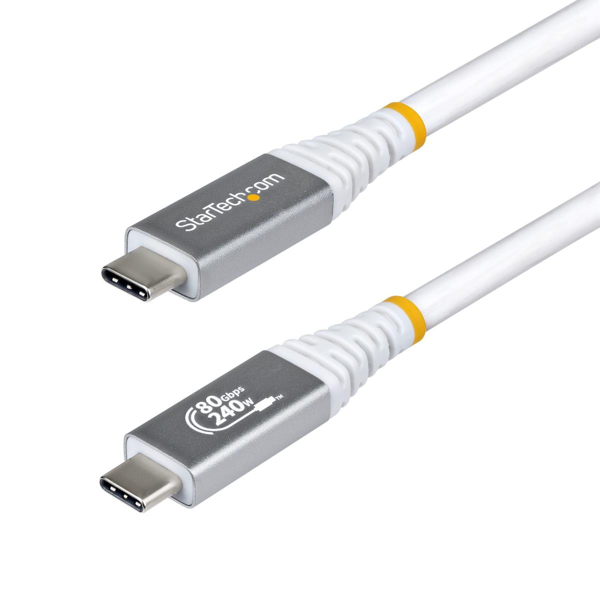 50CM USB4 CABLE WHITE USB-IF thumbnail