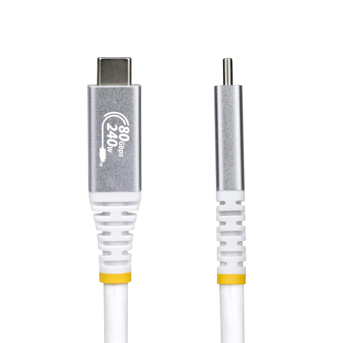 50CM USB4 CABLE WHITE USB-IF thumbnail