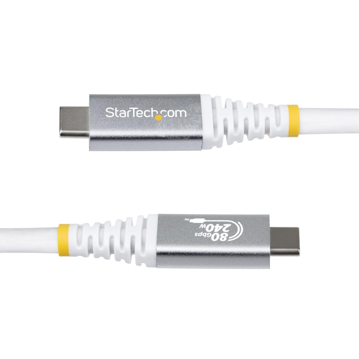 50CM USB4 CABLE WHITE USB-IF thumbnail
