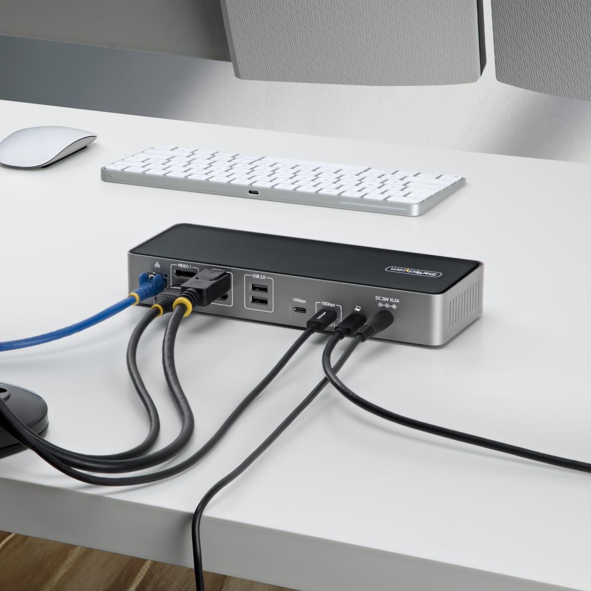 - Docking station - for laptop - USB-C - 2 x HDMI, 2 x DP, USB-C - 2.5GbE - 140 Watt - TAA Compliant thumbnail
