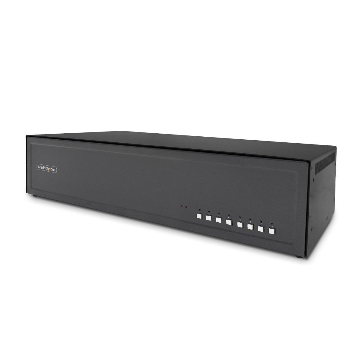 - KVM / audio / USB switch - 8 x KVM / audio / USB - 1 local user - desktop - TAA Compliant thumbnail