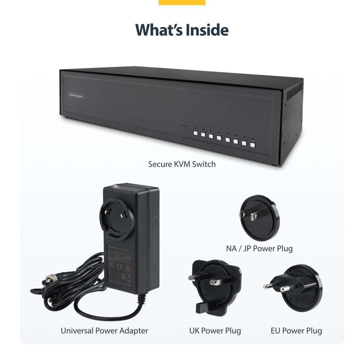 - KVM / audio / USB switch - 8 x KVM / audio / USB - 1 local user - desktop - TAA Compliant thumbnail