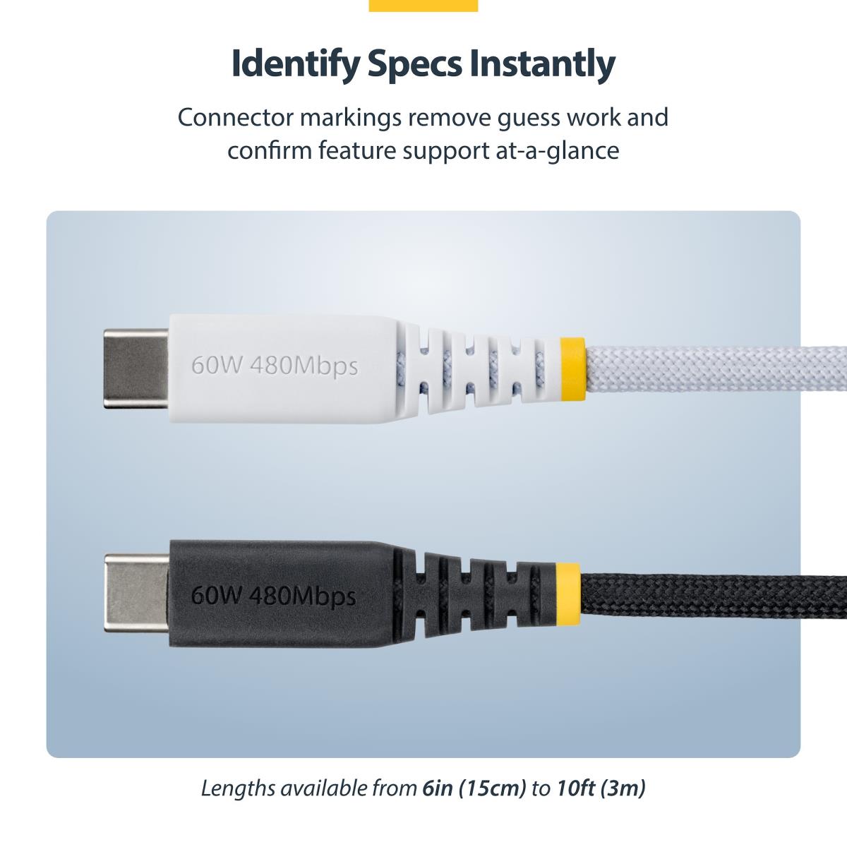 15CM WHITE USB-C CHARGING CABLE thumbnail