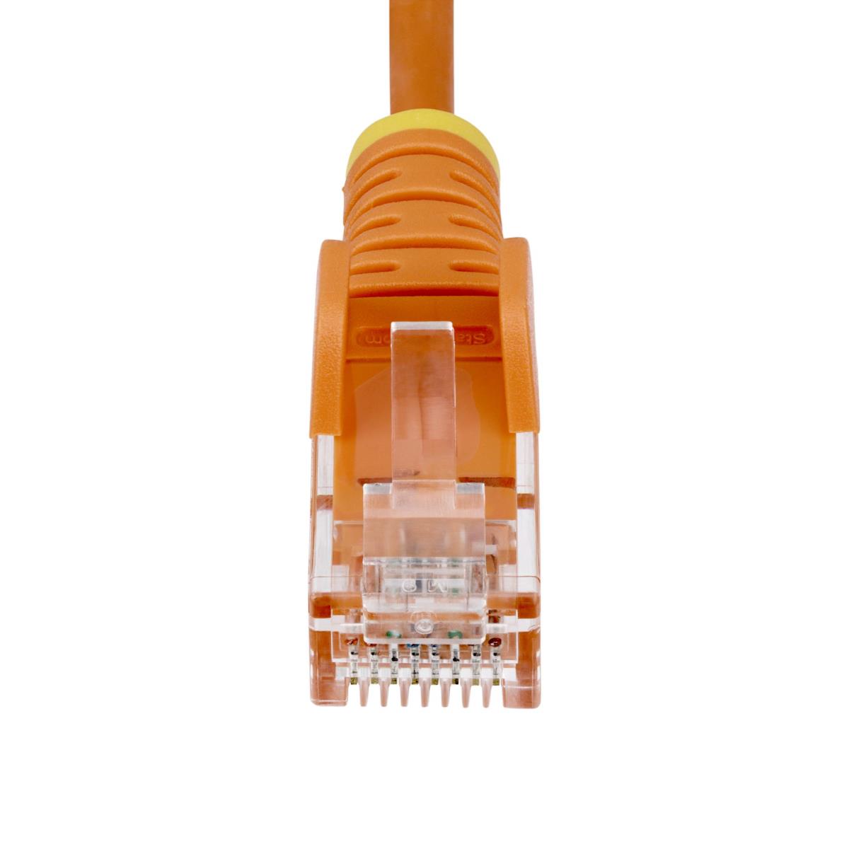 SLIM CAT6 CABLE ORANGE LSZH thumbnail