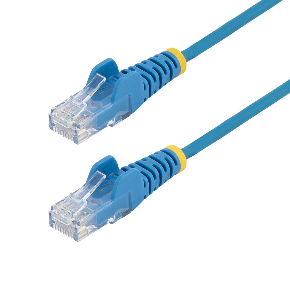SLIM CAT6 CABLE BLUE LSZH thumbnail