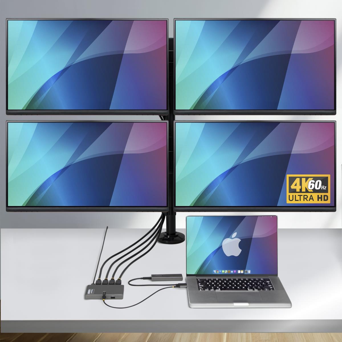 USB-C QUAD-MONITOR WORKSTATION thumbnail