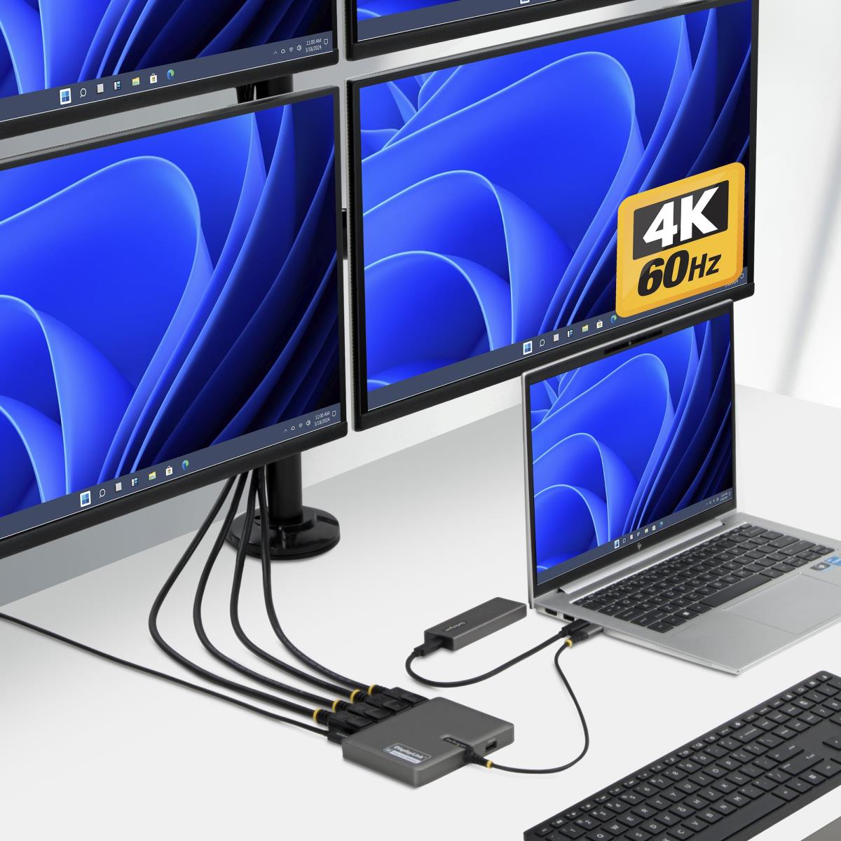 USB-C QUAD-MONITOR WORKSTATION thumbnail