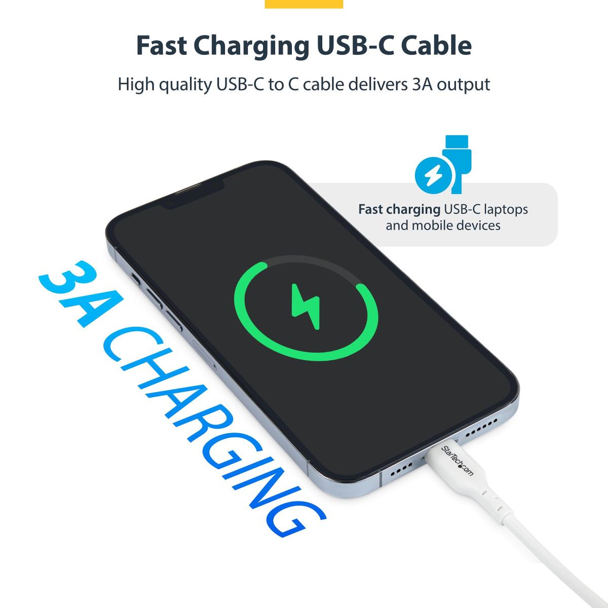 1M WHITE USB-C CABLE 2-PACK thumbnail