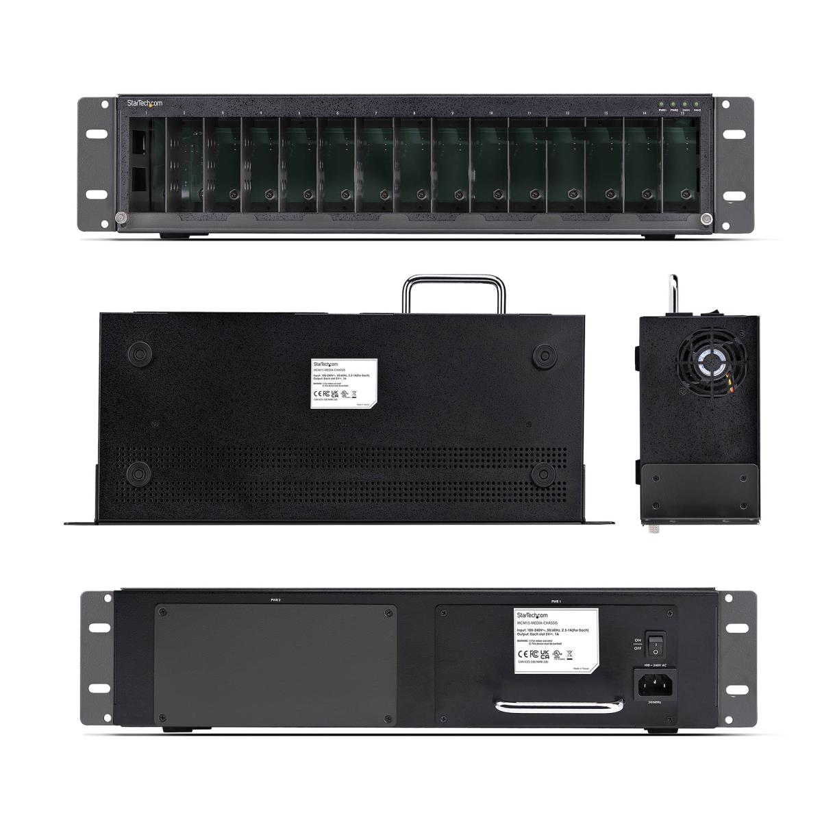 - Modular expansion base - media converter chassis - rack-mountable - TAA Compliant thumbnail