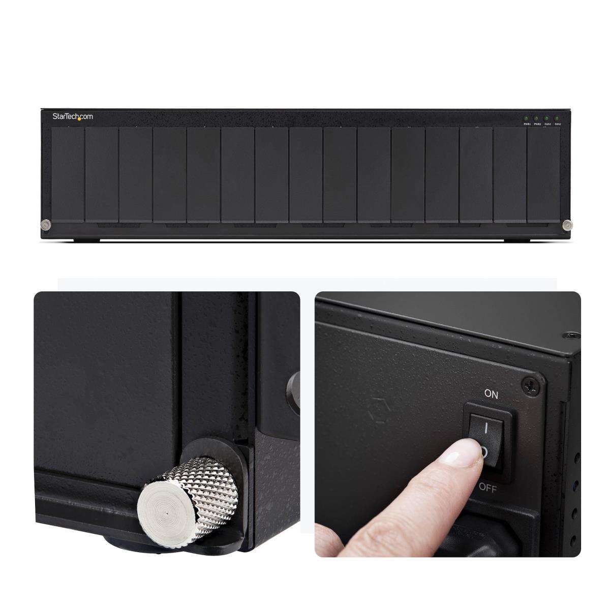 - Modular expansion base - media converter chassis - rack-mountable - TAA Compliant thumbnail