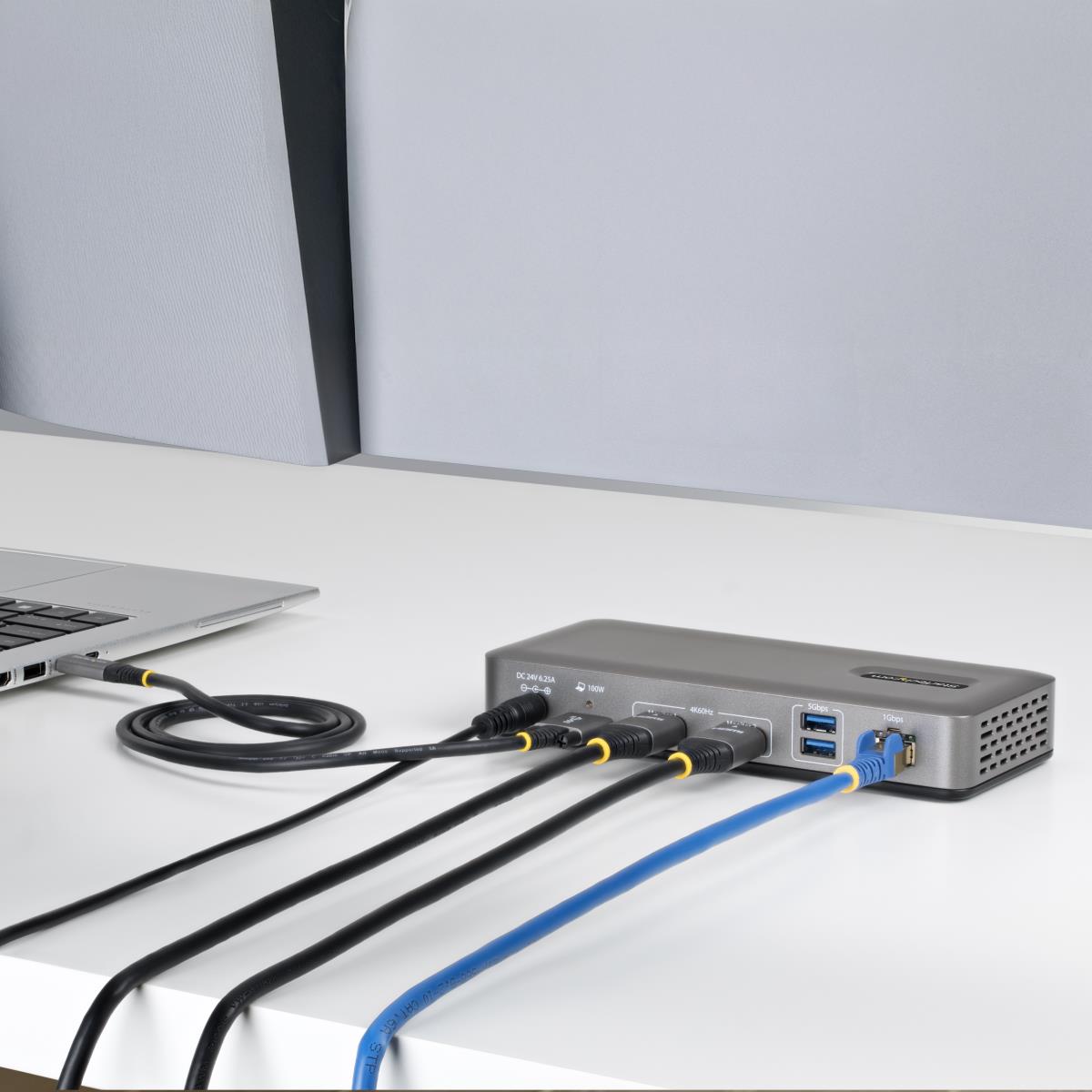 - Docking station - for laptop - USB-C 3.2 Gen 2 - 2 x HDMI - 1GbE - United Kingdom, Europe thumbnail