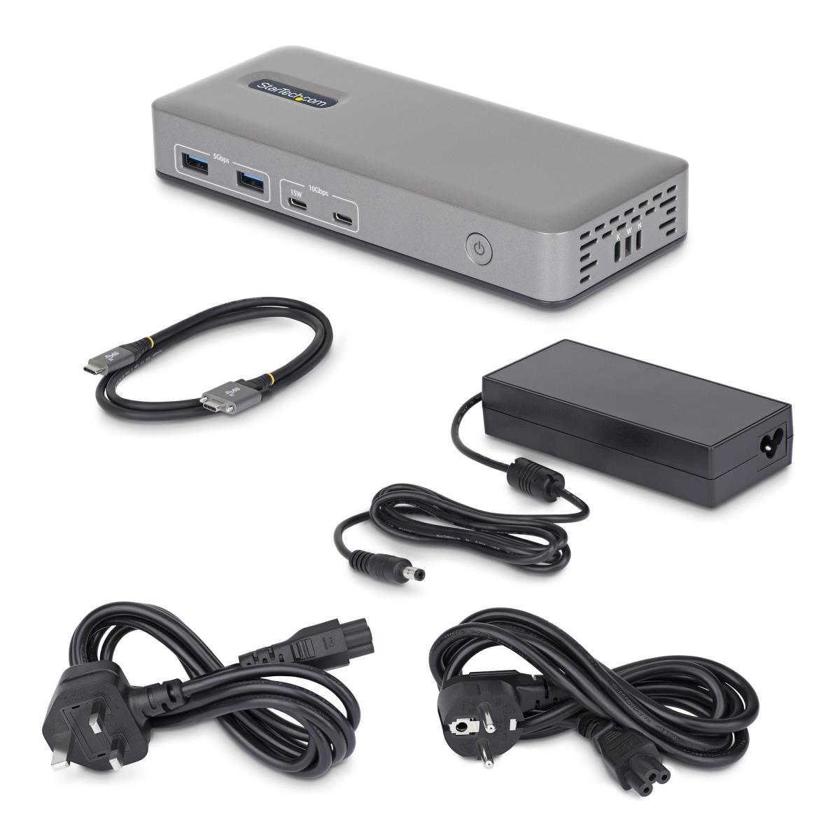 - Docking station - for laptop - USB-C 3.2 Gen 2 - 2 x HDMI - 1GbE - United Kingdom, Europe thumbnail