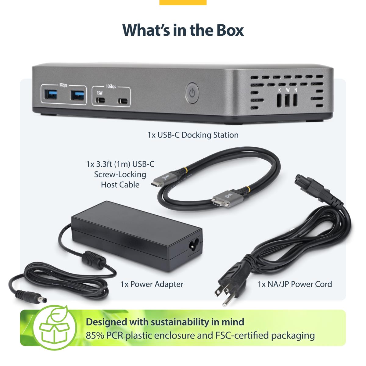 - Docking station - for laptop - USB-C 3.2 Gen 2 - 2 x HDMI - 1GbE - United Kingdom, Europe thumbnail