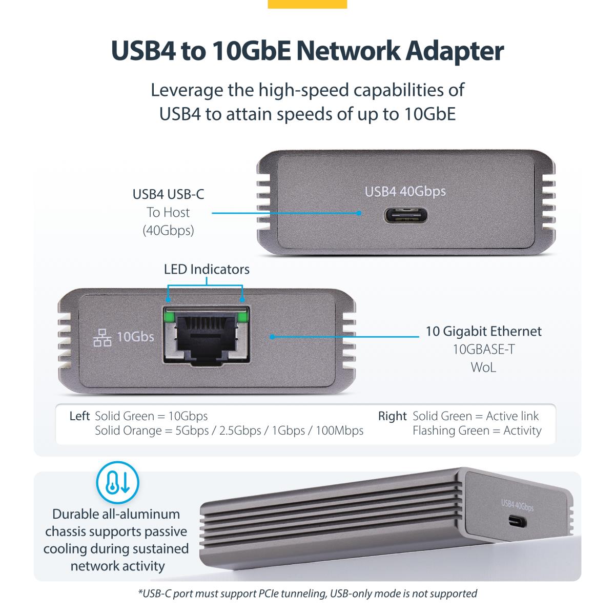 USB4 TO ETHERNET ADAPTER 10GBE thumbnail