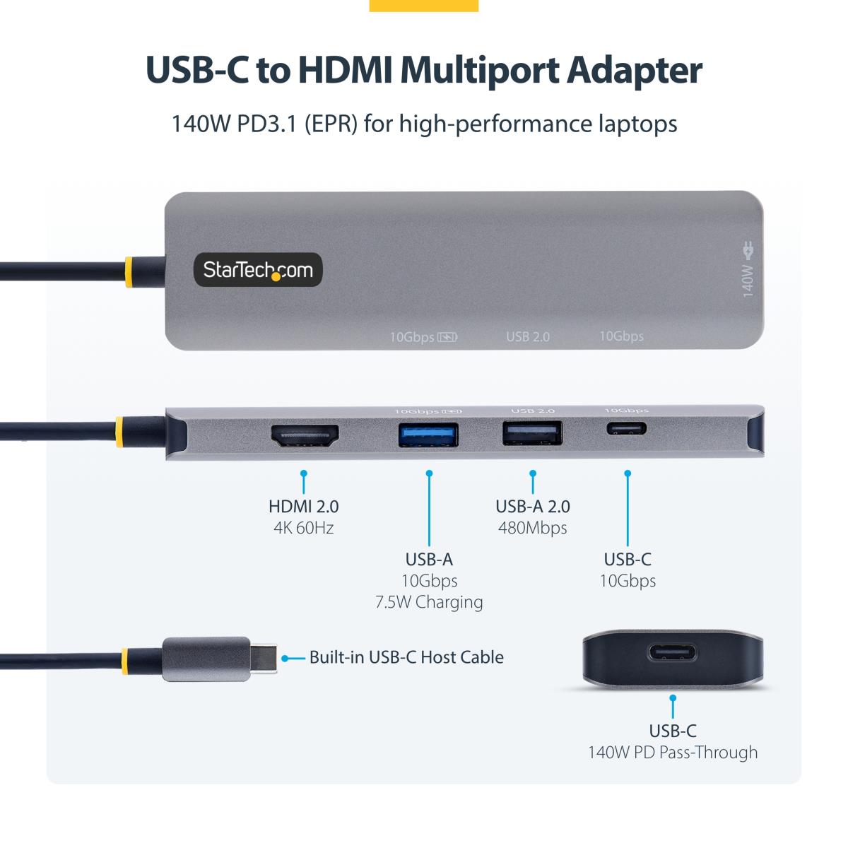 USB-C HDMI MULTIPORT HUB - thumbnail