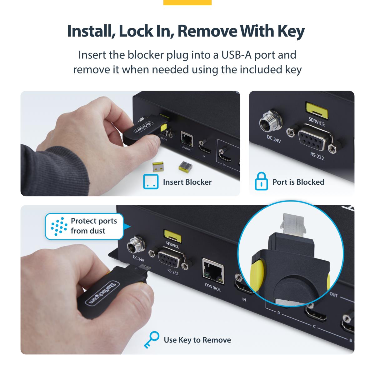 USB-A PORT BLOCKER KEY thumbnail