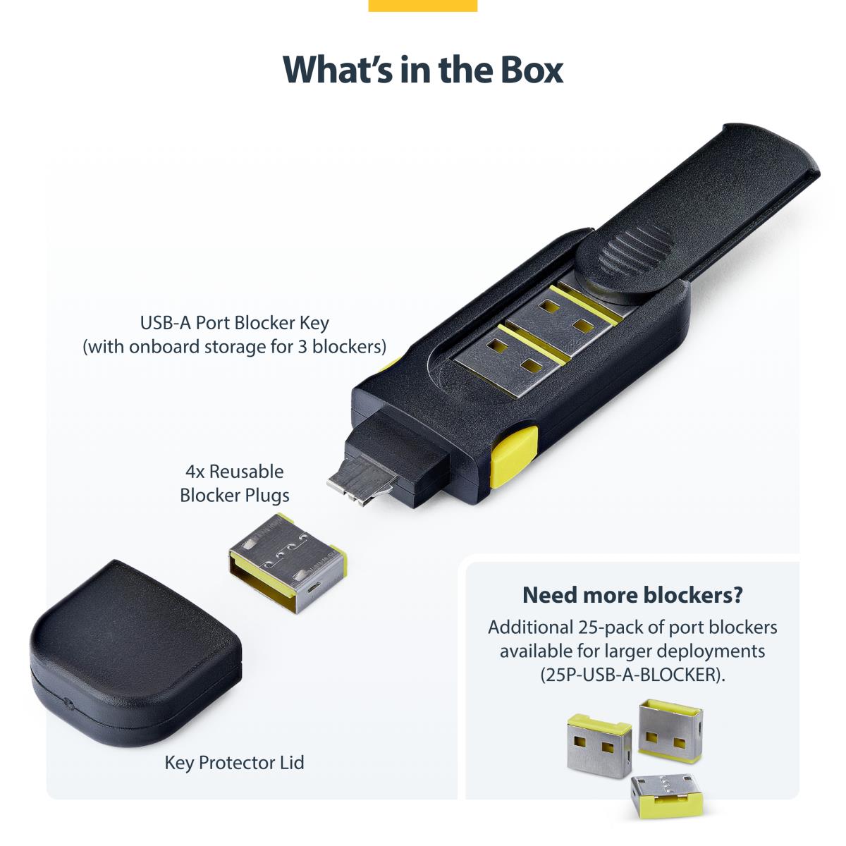 USB-A PORT BLOCKER KEY thumbnail