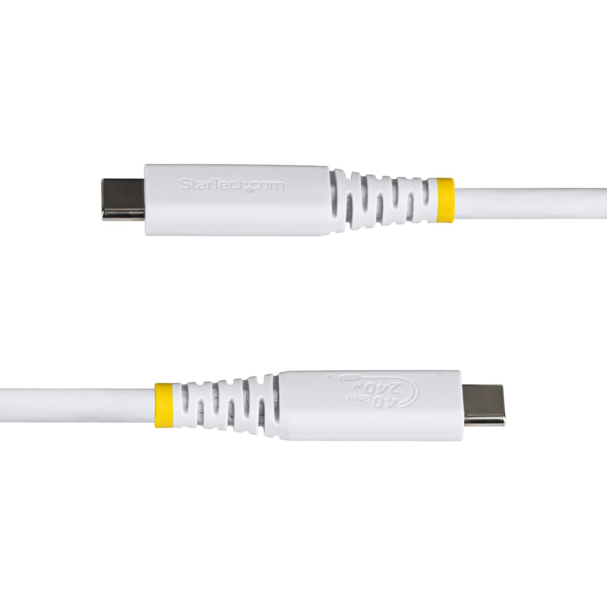 1M USB4 CABLE WHITE USB-IF thumbnail