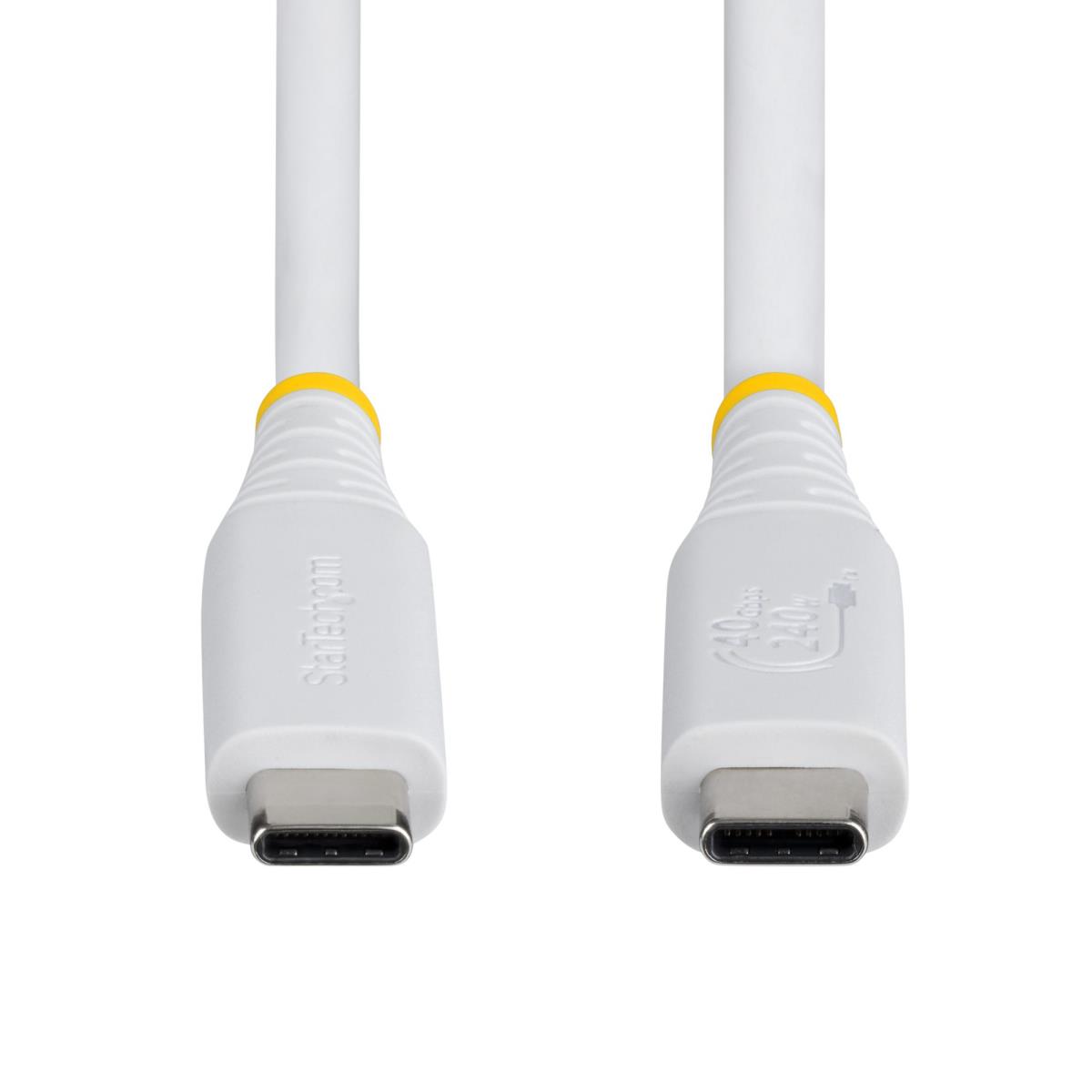 1.6FT USB4 CABLE WHITE USB-IF thumbnail