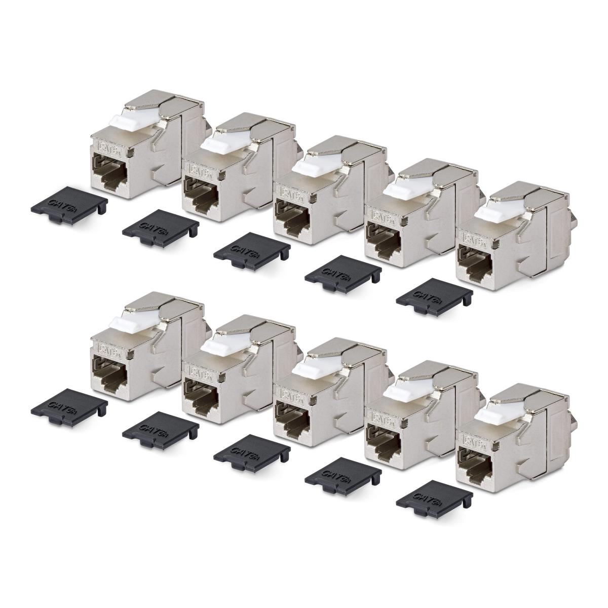 CAT6A STP KEYSTONE JACK 10-PACK thumbnail