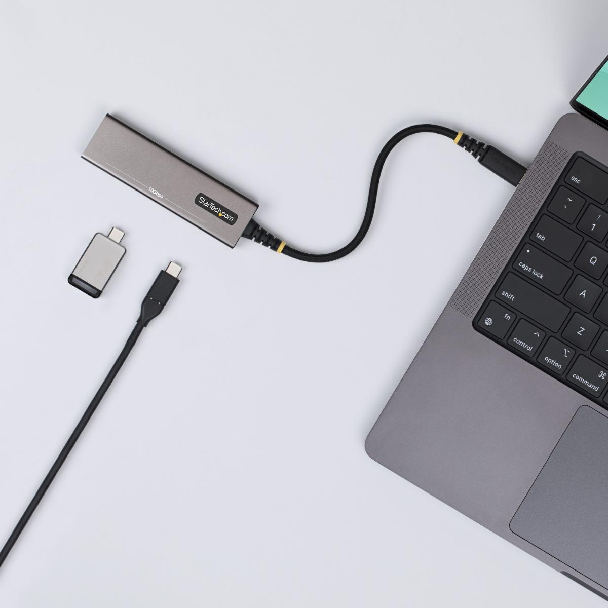 4-PORT USB-C HUB 10GBPS - thumbnail