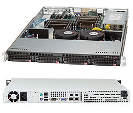 Supermicro SuperServer 6017R-TDF Intel-� C602 LGA 2011 (Socket R) Rack (1U) Black thumbnail