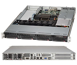 EU Product - - SuperChassis 815TQ-R700WB - Rack-Montage - 1U - E-ATX SATA/SAS Hot-Swap 700 Watt Schwarz thumbnail
