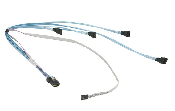 EU Product - Supermicro CBL-0188L-02 Serial Attached SCSI (SAS) cable 0.7 m Blue, Grey thumbnail