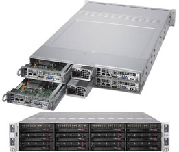 EU Product - SuperServer 6029TR-HTR black - Server Barebone - Intel Socket 3647 (Xeon Phi) thumbnail