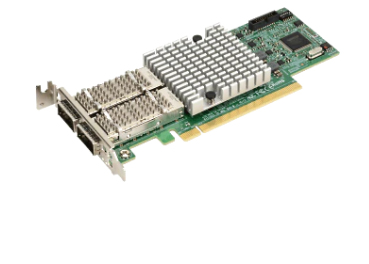 EU Product - LP 2xQSFP28 100G Controller AOC-S100G-M2C - PCI-Express - Network Card thumbnail