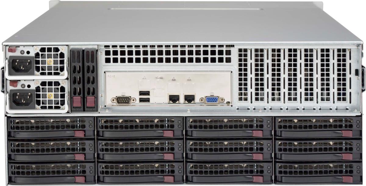 EU Product - - SuperChassis 847BA-R1K23LPB - Rack, Server, Schwarz, ATX, EATX, 1200 W, 3.5