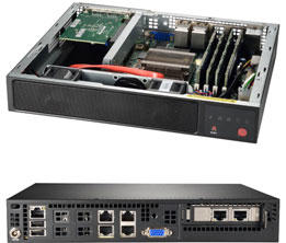 EU Product - Mini-1U C3558 Up to 2xSSD C3000 SoC - Server Barebone - Atom thumbnail