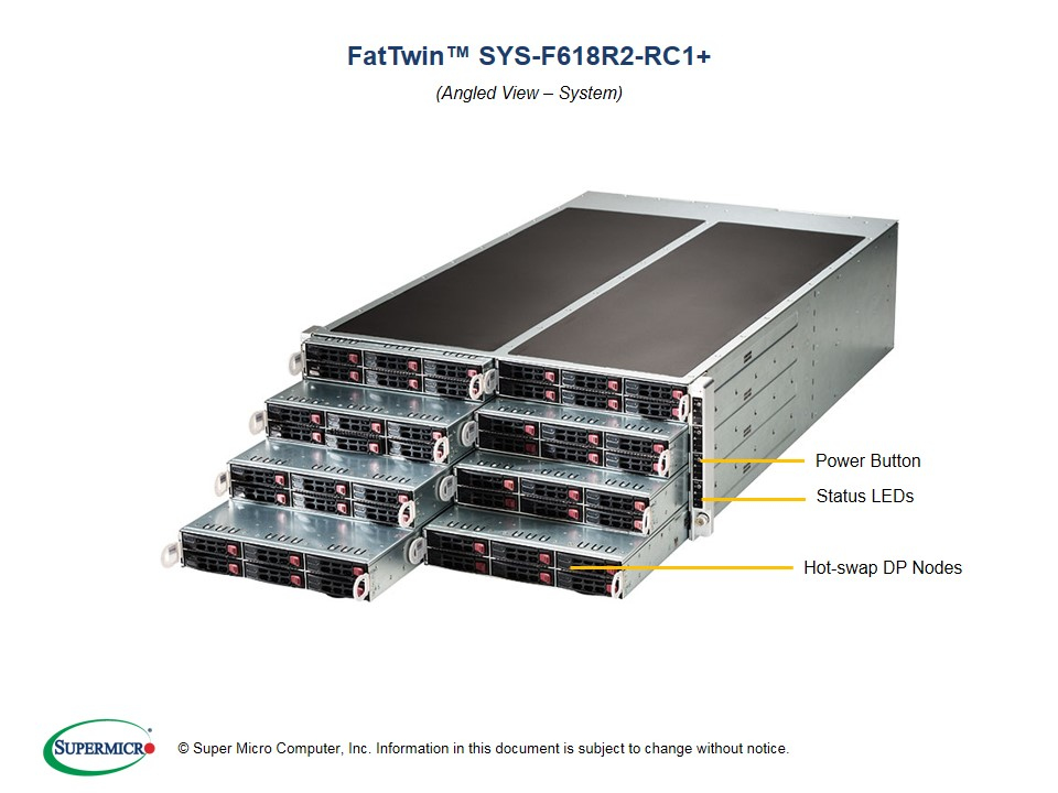 EU Product - SYS-F618R2-RC1+ - Server Barebone - Intel Socket R/2011 (Xeon MP) thumbnail