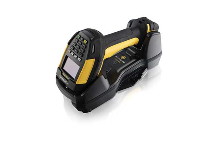 PowerScan PM9600, High Performance, 433MHz, Display/16-Key Keypad, Removable Battery, RS-232 Kit (Kit includes Scanner, cradle BC9630-433, Cable CAB-548, Power Supply 8-0935 and Power Cord 6003-0940) thumbnail
