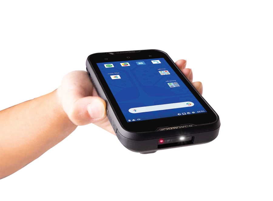 Memor 11 Full Touch PDA, EMEA + ROW, Wi-Fi + LTE, 4GB/32GB, FFHE 2D Imager w/Green Spot, Android v11 w/ GMS, Black Color (includes battery, USB cable, hand-strap) thumbnail