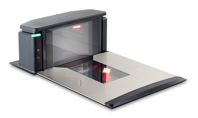 Magellan 9550i Scanner Only, Adaptive Scale, Med Platter/Flip-up Produce Rail/Shelf Mount, EU Power Brick/Cord, RS-232 Std Cable thumbnail