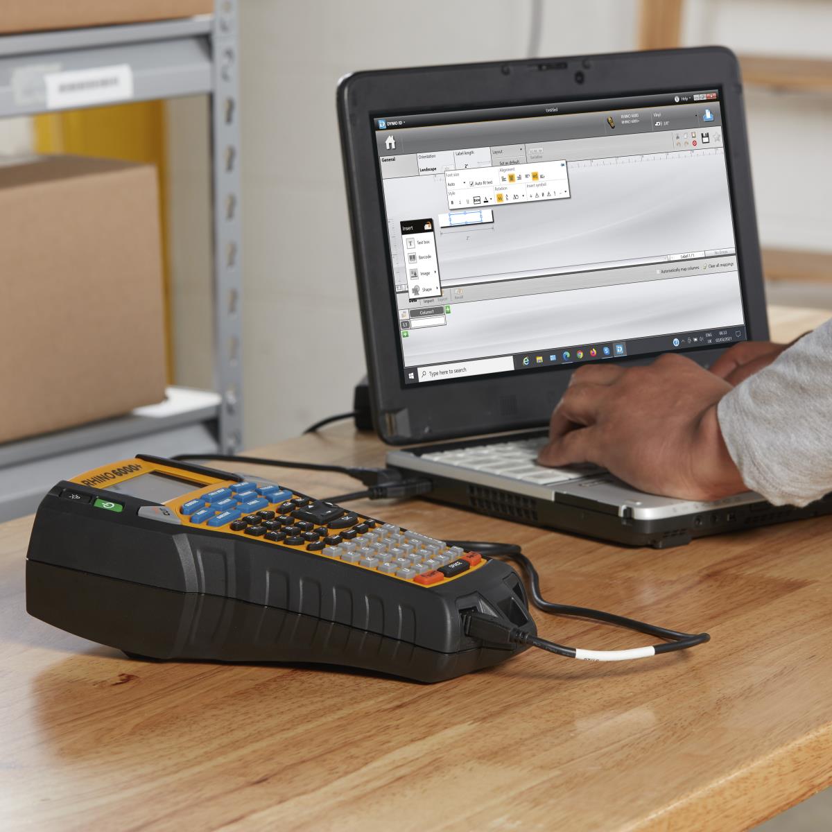 Rhino 6000+ Industrial Label Printer Kit thumbnail